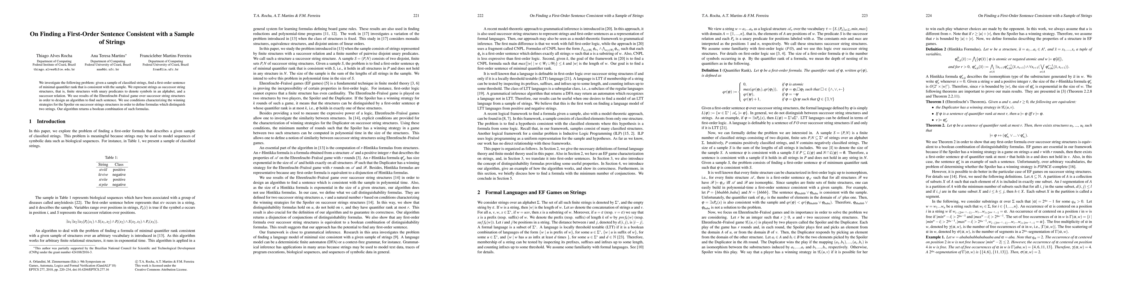 Thumbnail for On Finding a First-Order Sentence Consistent with a Sample of Strings