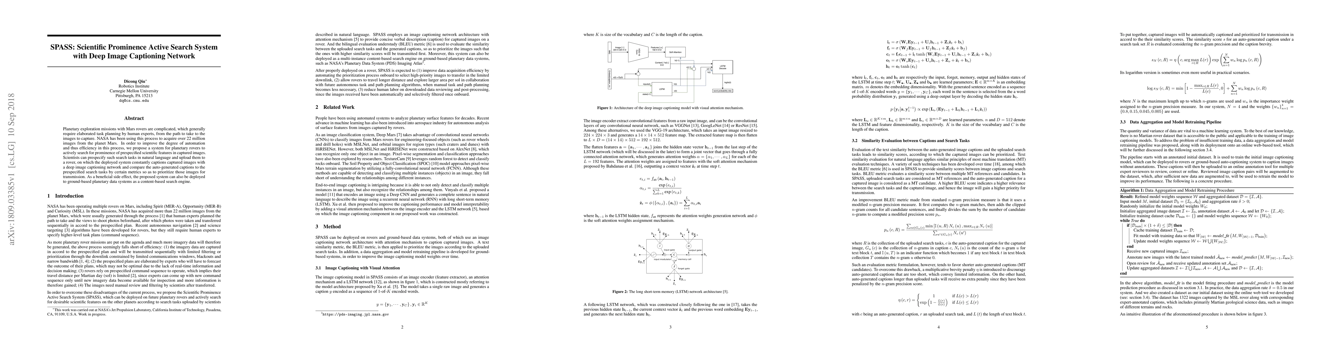 Thumbnail for SPASS: Scientific Prominence Active Search System with Deep Image
  Captioning Network