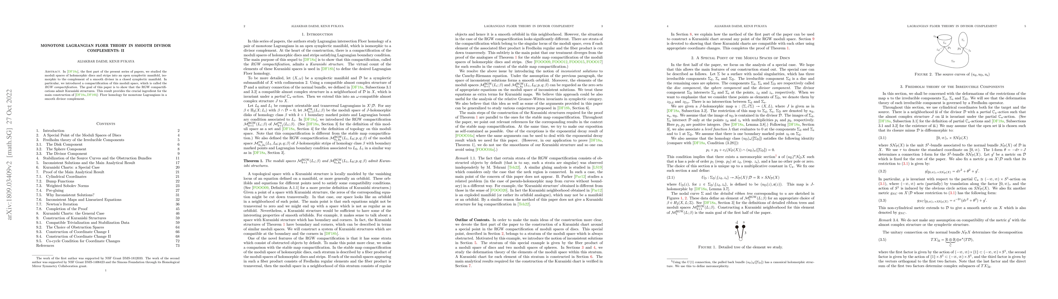 Thumbnail for Monotone Lagrangian Floer theory in smooth divisor complements: II