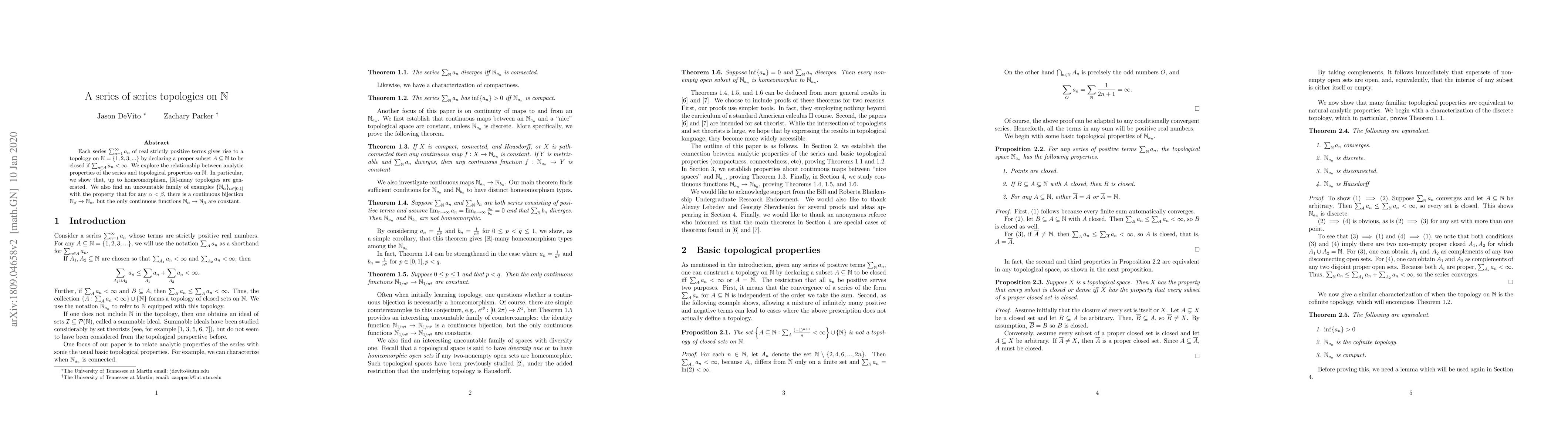 Thumbnail for A series of series topologies on $\mathbb{N}$