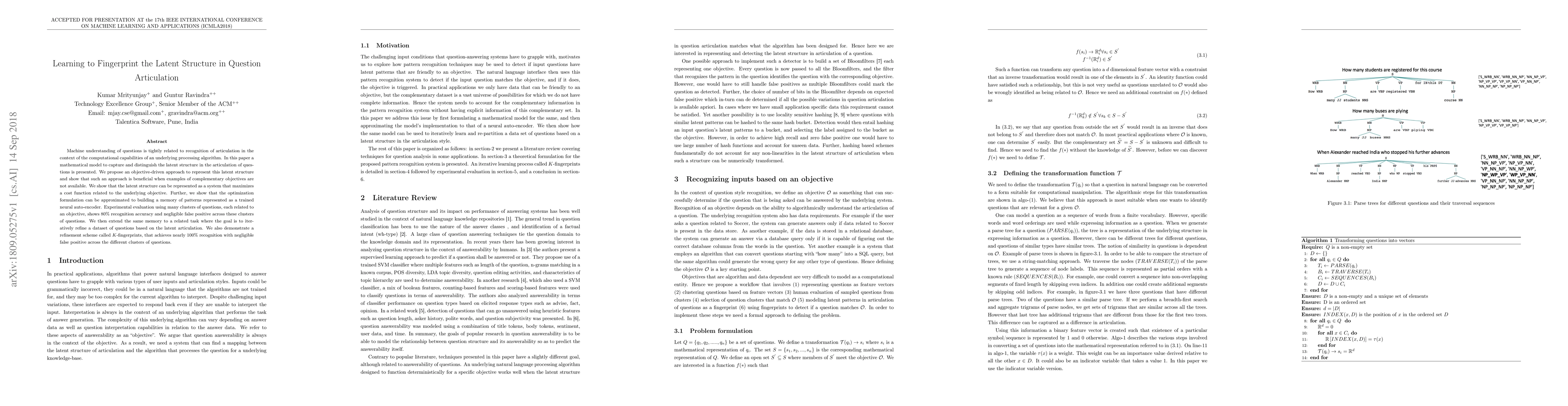 Thumbnail for Learning to Fingerprint the Latent Structure in Question Articulation