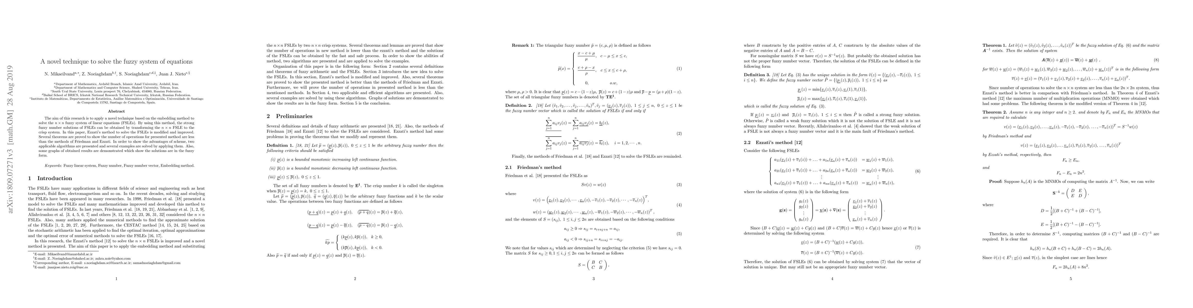 Thumbnail for A novel technique to solve the fuzzy system of equations
