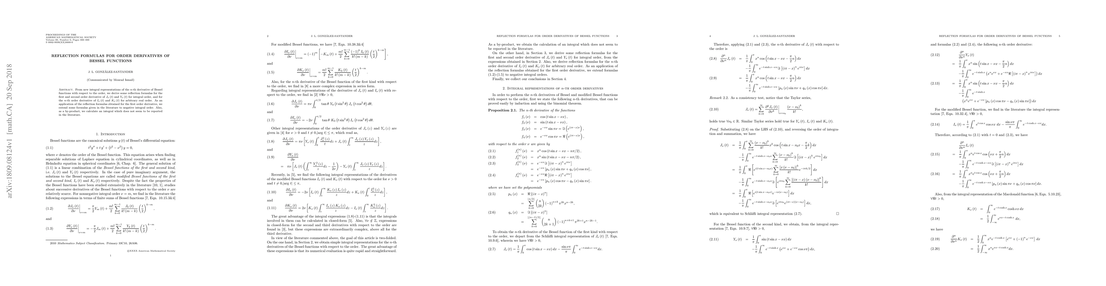 Thumbnail for Reflection formulas for order derivatives of Bessel functions