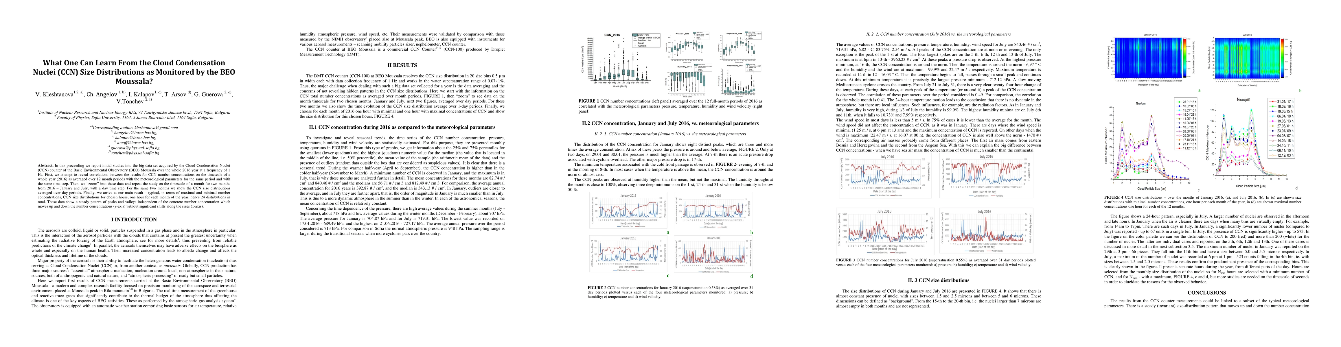 Thumbnail for What One Can Learn From the Cloud Condensation Nuclei (CCN) Size
  Distributions as Monitored by the BEO Moussala?