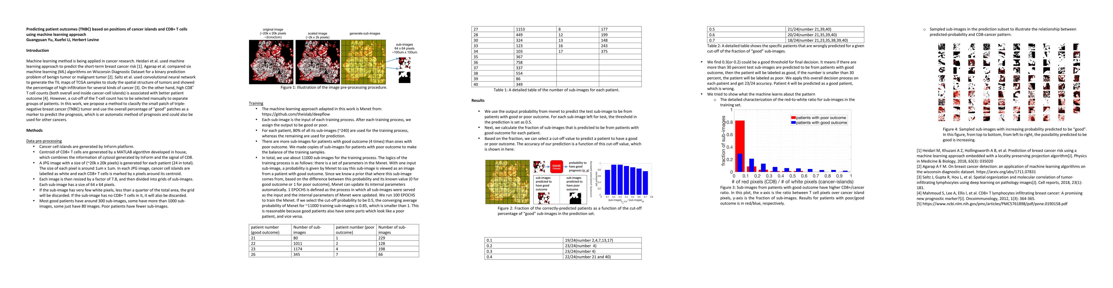 Thumbnail for Predicting patient outcomes (TNBC) based on positions of cancer islands
  and CD8+ T cells using machine learning approach