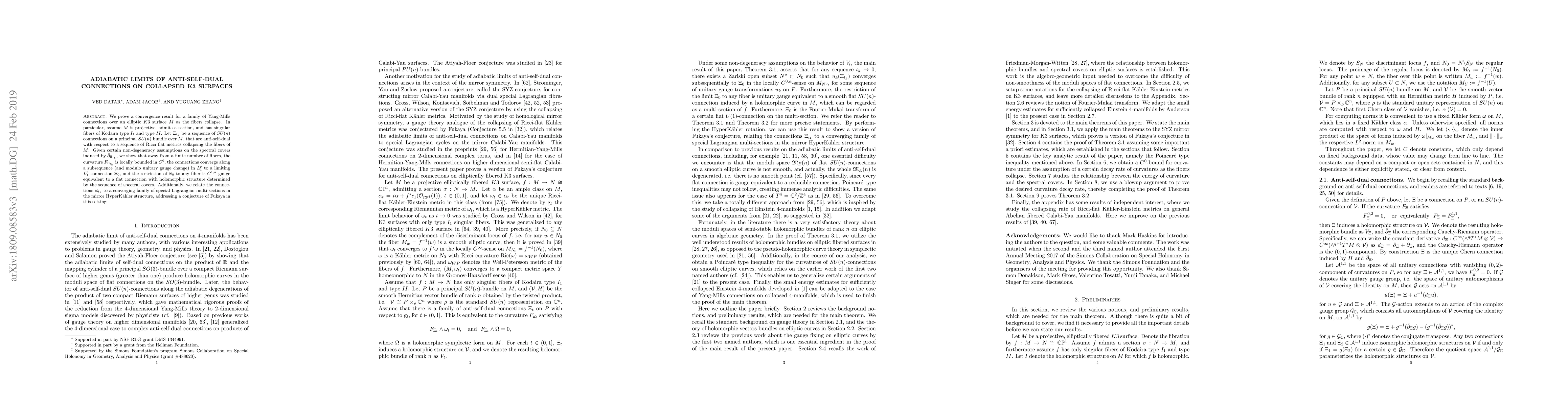 Thumbnail for Adiabatic limits of anti-self-dual connections on collapsed K3 surfaces