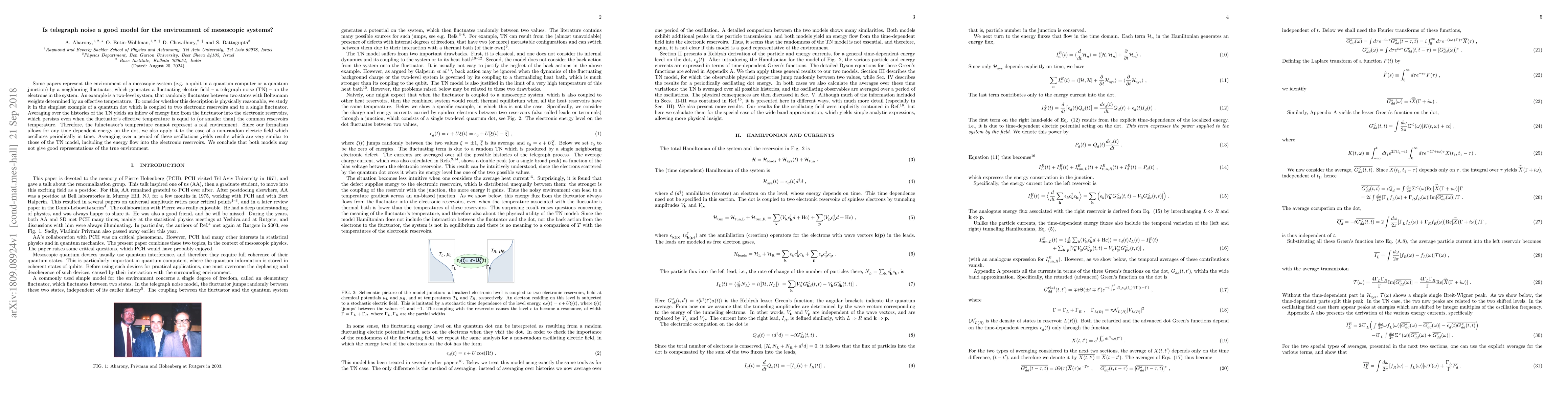 Thumbnail for Is telegraph noise a good model for the environment of mesoscopic
  systems?