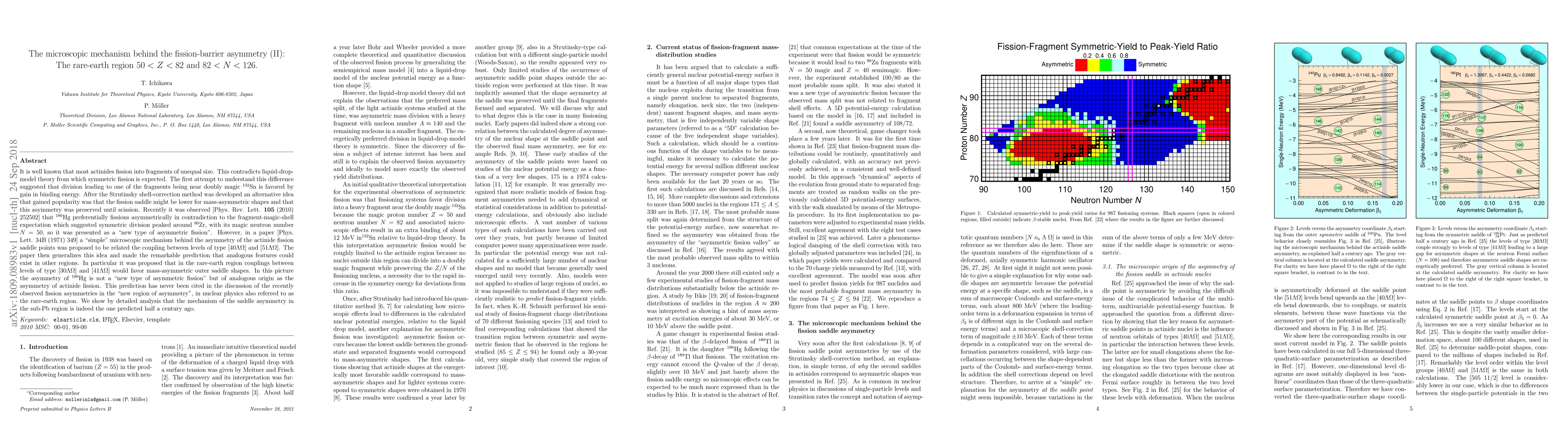 Thumbnail for The microscopic mechanism behind the fission-barrier asymmetry (II): The
  rare-earth region $50 < Z < 82$ and $82 < N < 126$