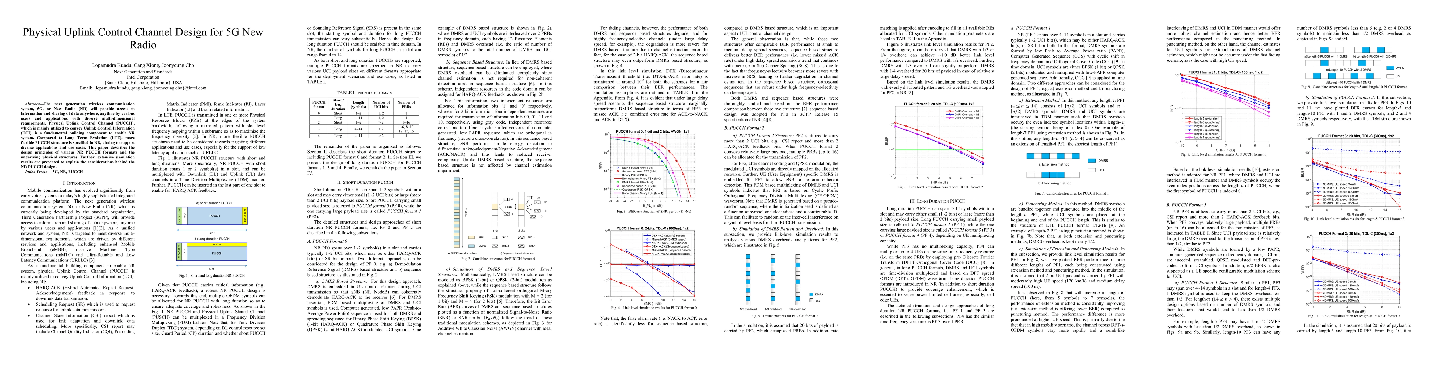 Thumbnail for Physical Uplink Control Channel Design for 5G New Radio