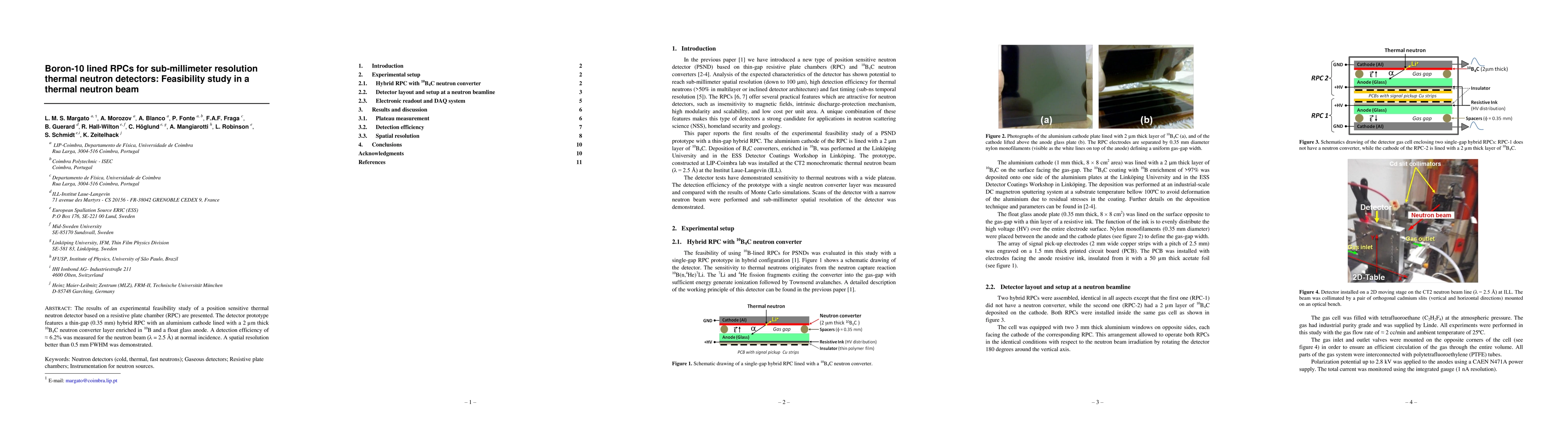 Thumbnail for Boron-10 lined RPCs for sub-millimeter resolution thermal neutron
  detectors: Feasibility study in a thermal neutron beam