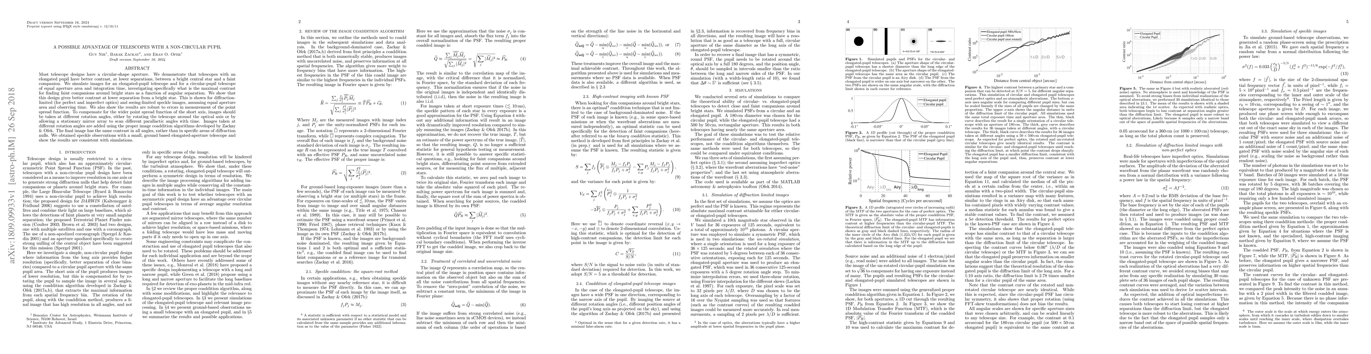 Thumbnail for A possible advantage of telescopes with a non-circular pupil