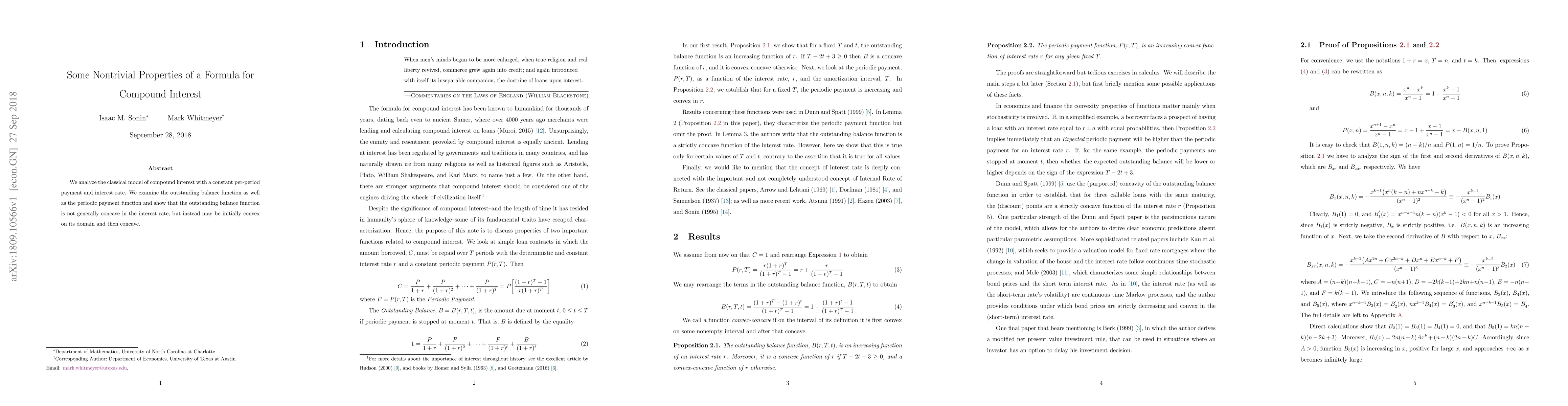 Thumbnail for Some Nontrivial Properties of a Formula for Compound Interest