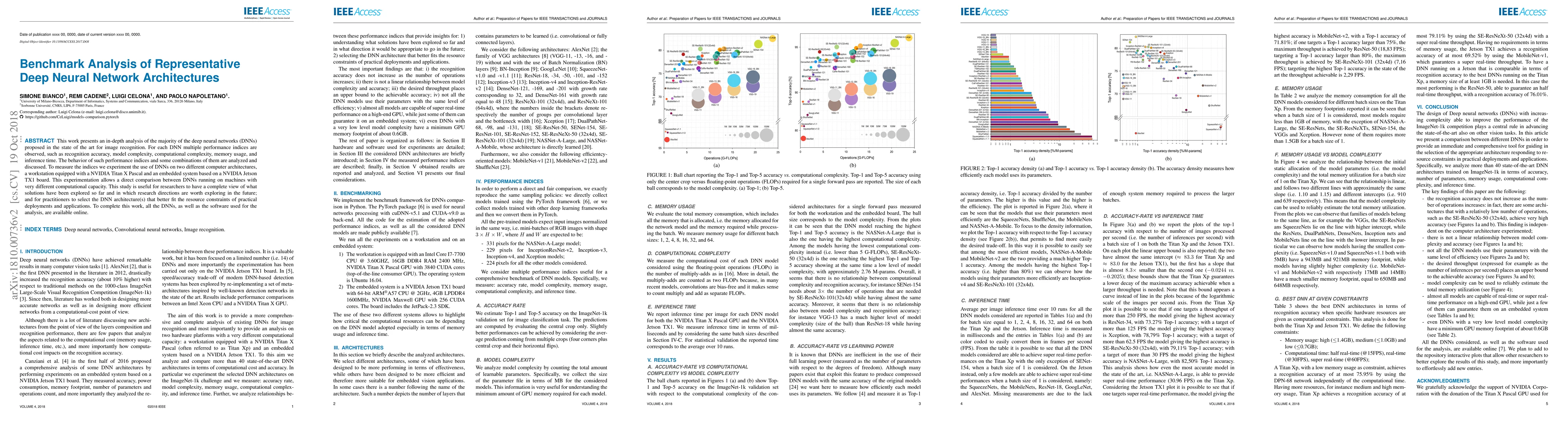 Thumbnail for Benchmark Analysis of Representative Deep Neural Network Architectures