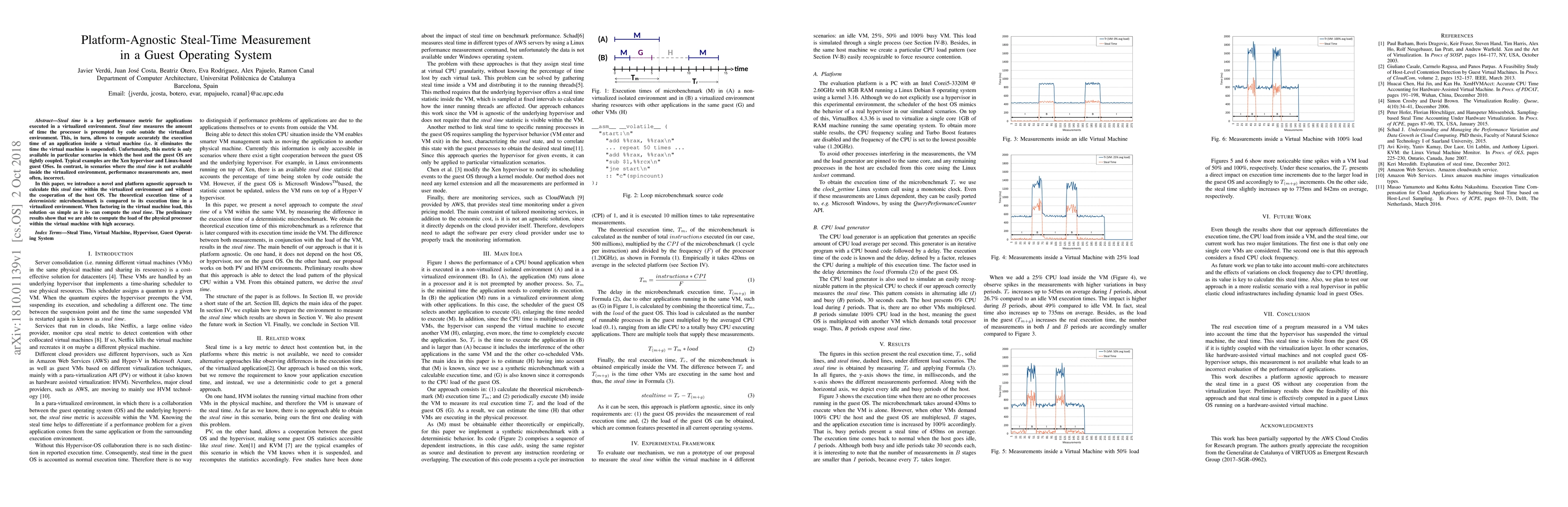 Thumbnail for Platform-Agnostic Steal-Time Measurement in a Guest Operating System