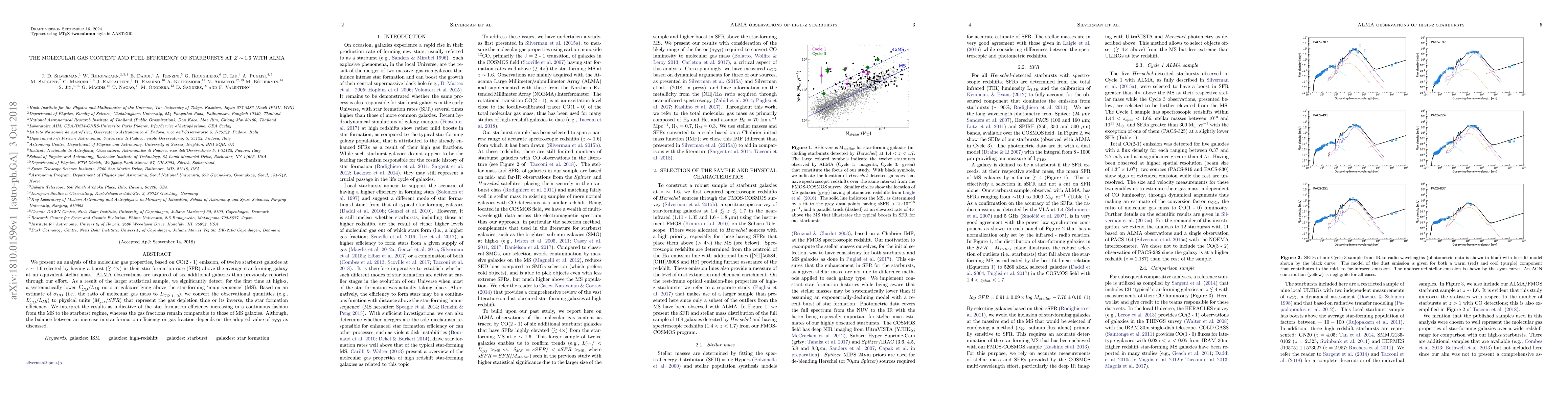 Thumbnail for The molecular gas content and fuel efficiency of starbursts at z ~ 1.6
  with ALMA