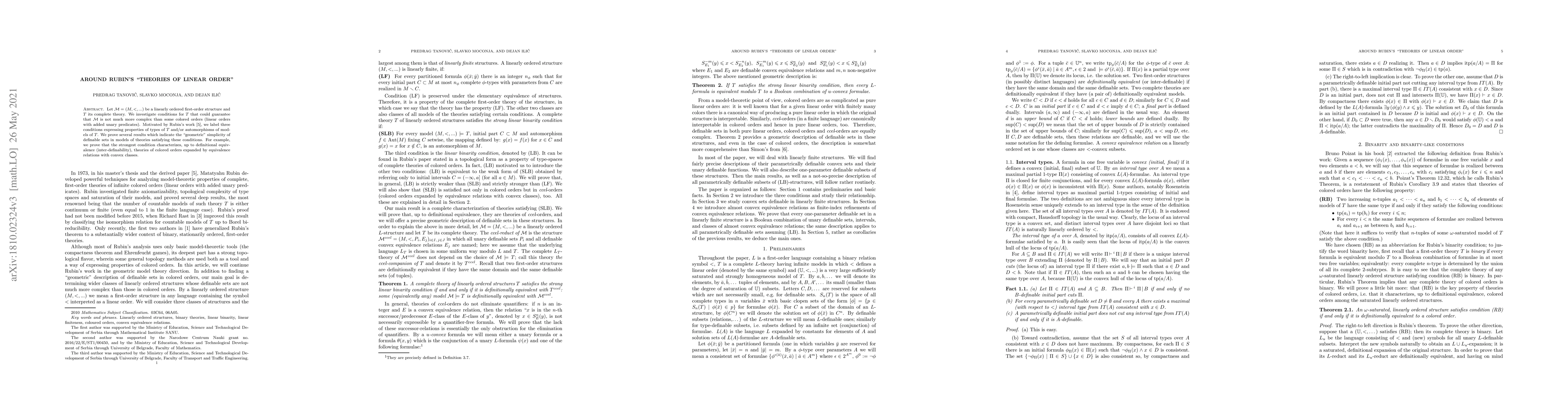 Thumbnail for Around Rubin's "Theories of linear order"