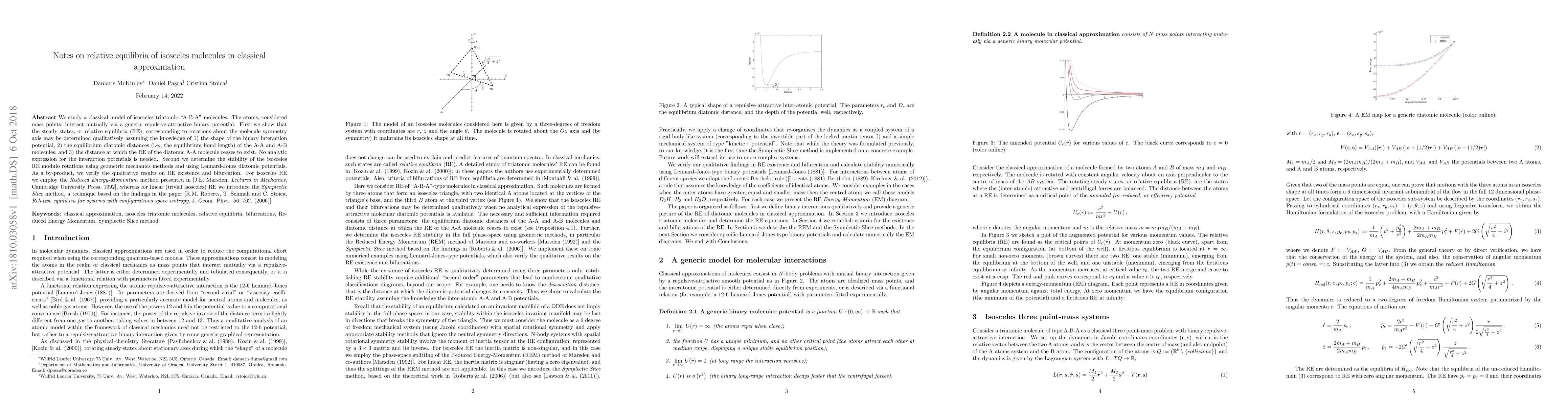 Thumbnail for Notes on relative equilibria of isosceles molecules in classical
  approximation