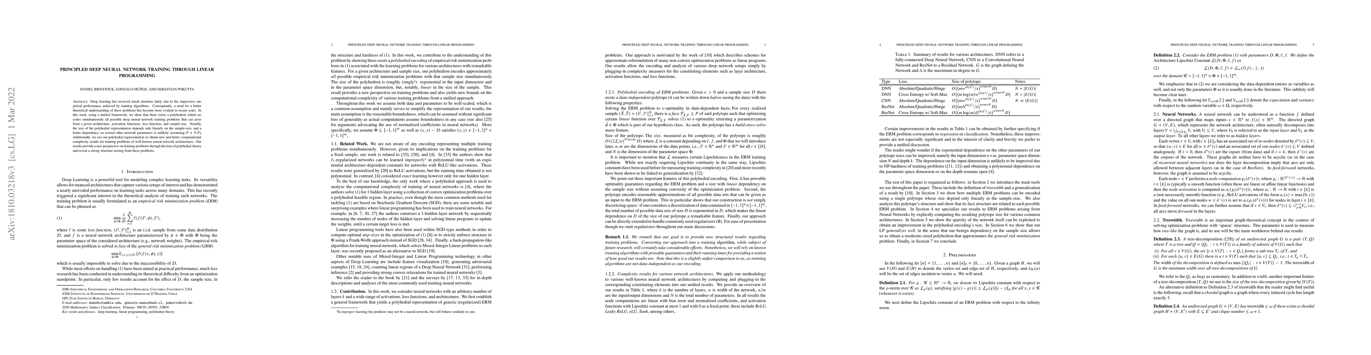 Thumbnail for Principled Deep Neural Network Training through Linear Programming