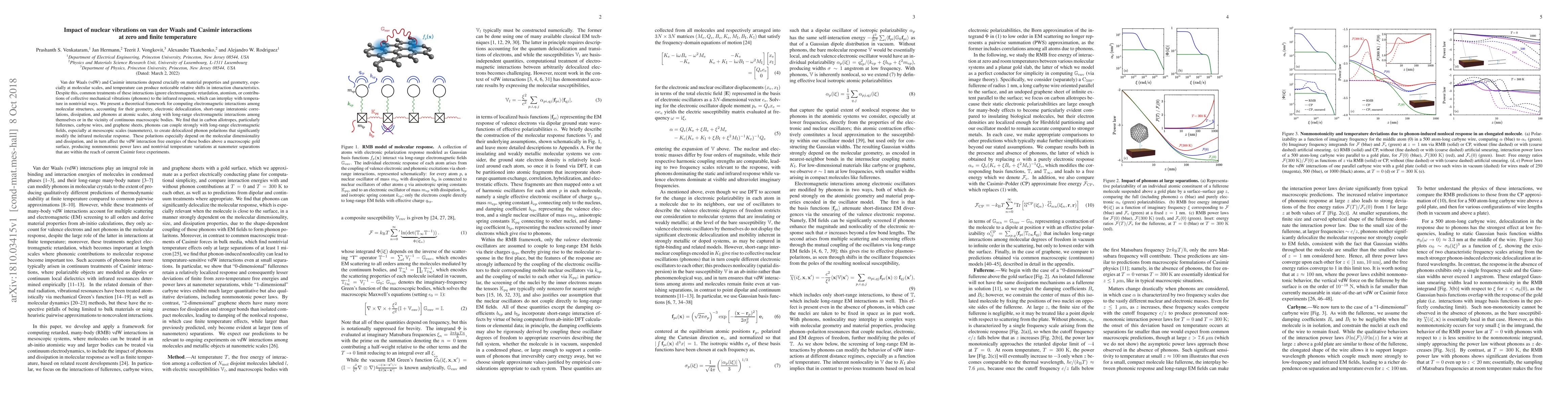 Thumbnail for Impact of nuclear vibrations on van der Waals and Casimir interactions
  at zero and finite temperature