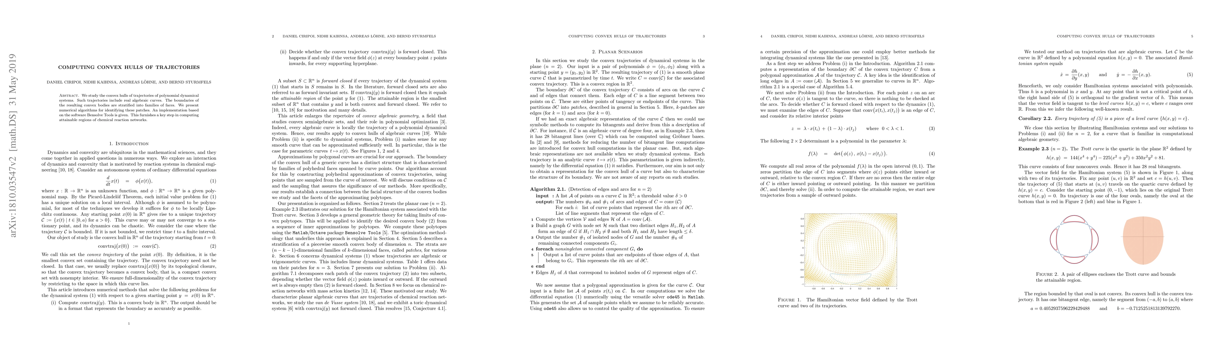 Thumbnail for Computing Convex Hulls of Trajectories
