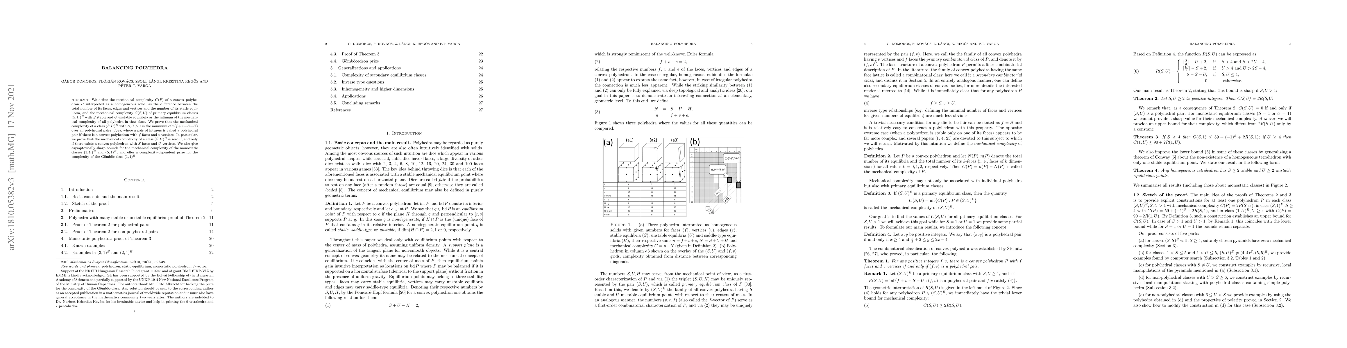 Thumbnail for Balancing polyhedra