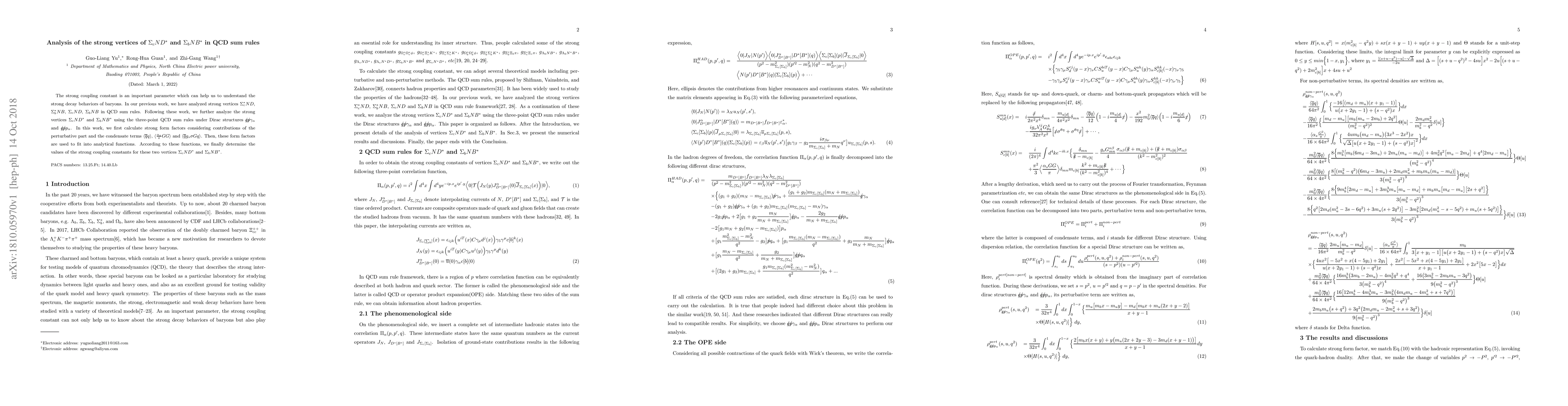 Thumbnail for Analysis of the strong vertices of $\Sigma_cND^{*}$ and $\Sigma_bNB^{*}$
  in QCD sum rules