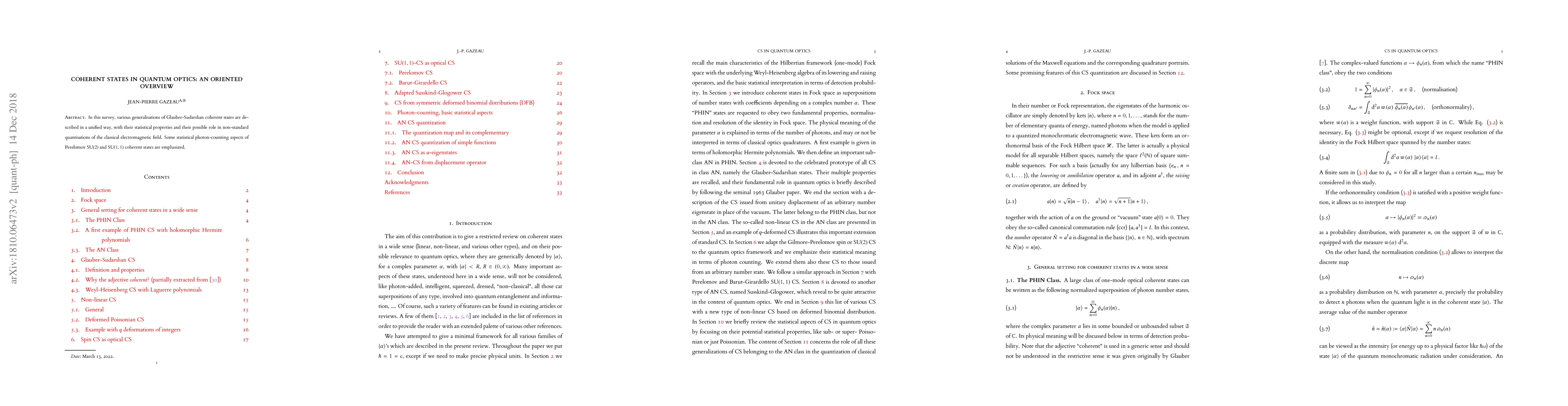 Thumbnail for Coherent states in Quantum Optics: An oriented overview