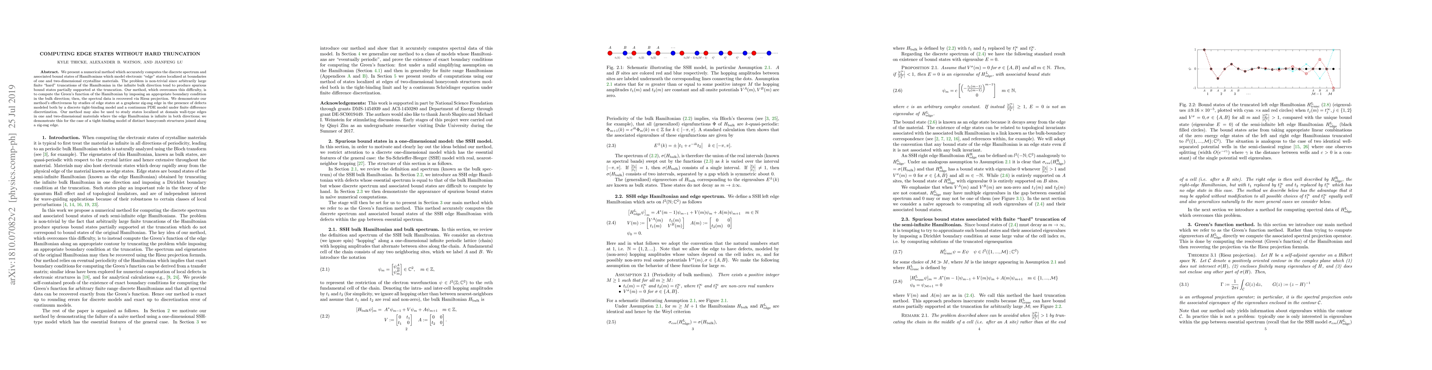 Thumbnail for Computing edge states without hard truncation