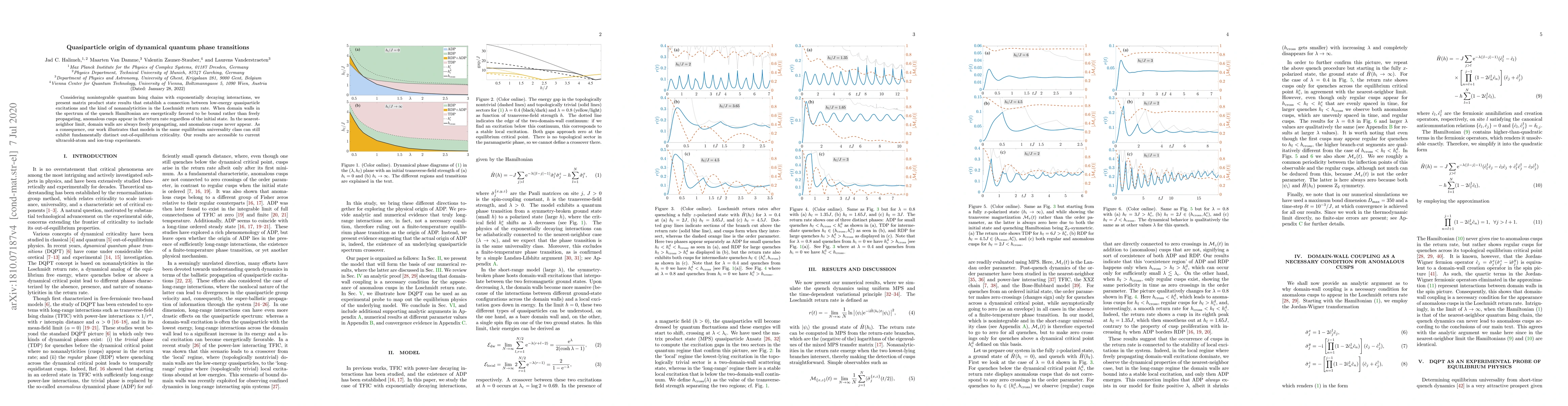 Thumbnail for Quasiparticle origin of dynamical quantum phase transitions