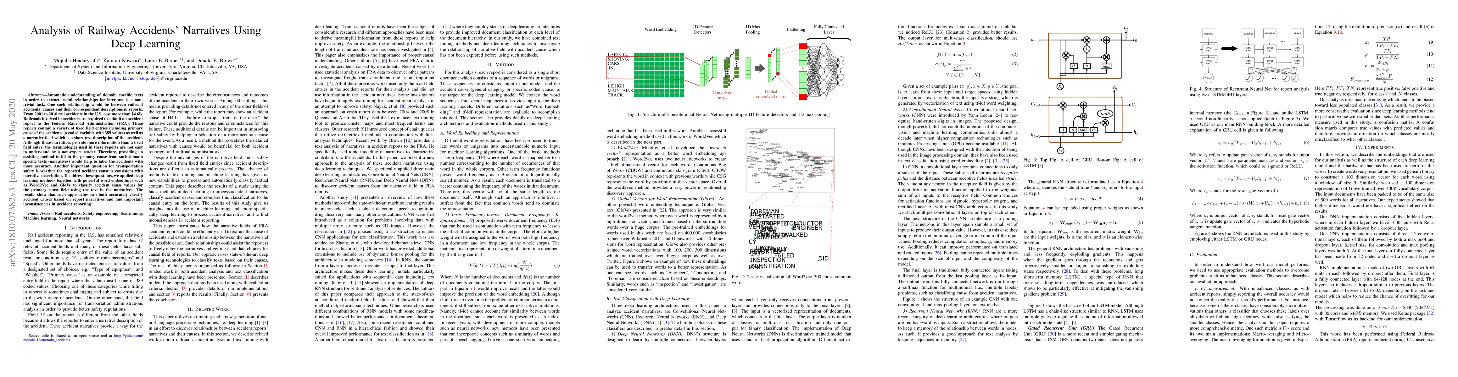Thumbnail for Analysis of Railway Accidents' Narratives Using Deep Learning