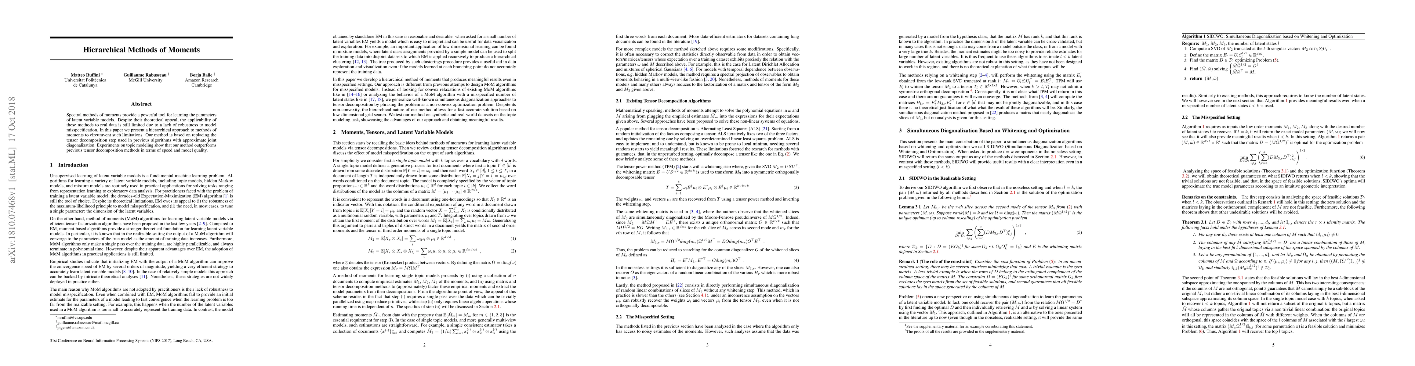 Thumbnail for Hierarchical Methods of Moments