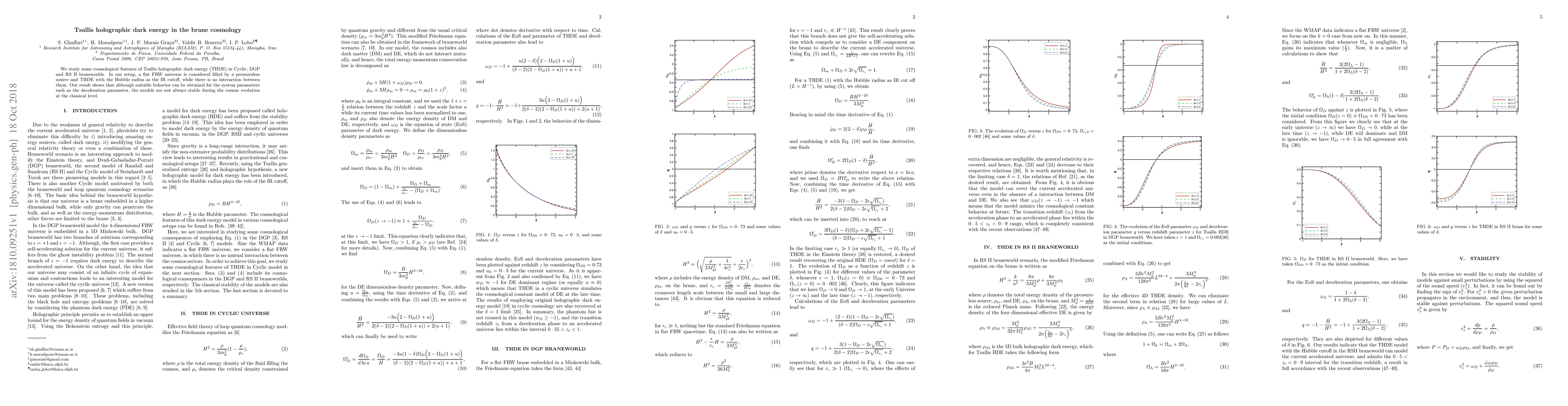 Thumbnail for Tsallis holographic dark energy in the brane cosmology