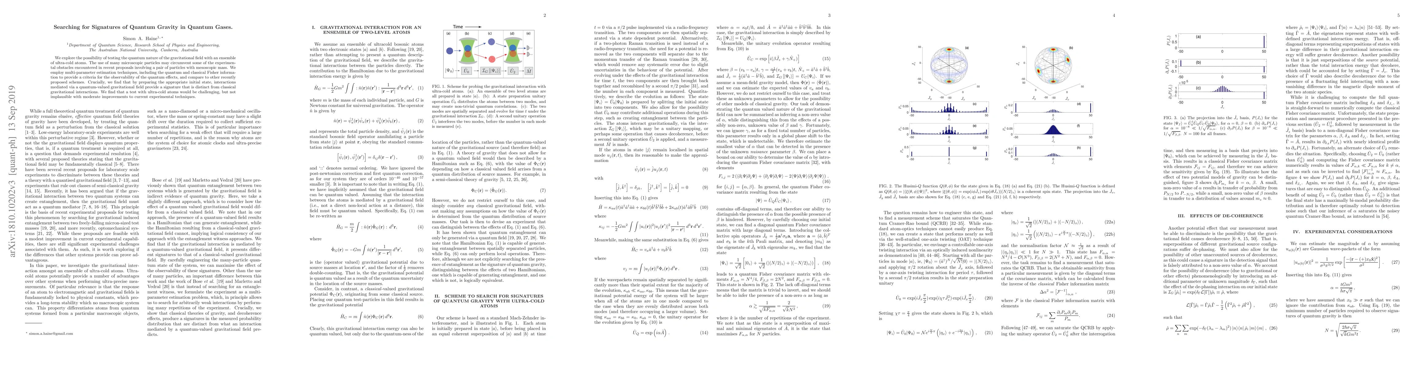 Thumbnail for Searching for Signatures of Quantum Gravity in Quantum Gases