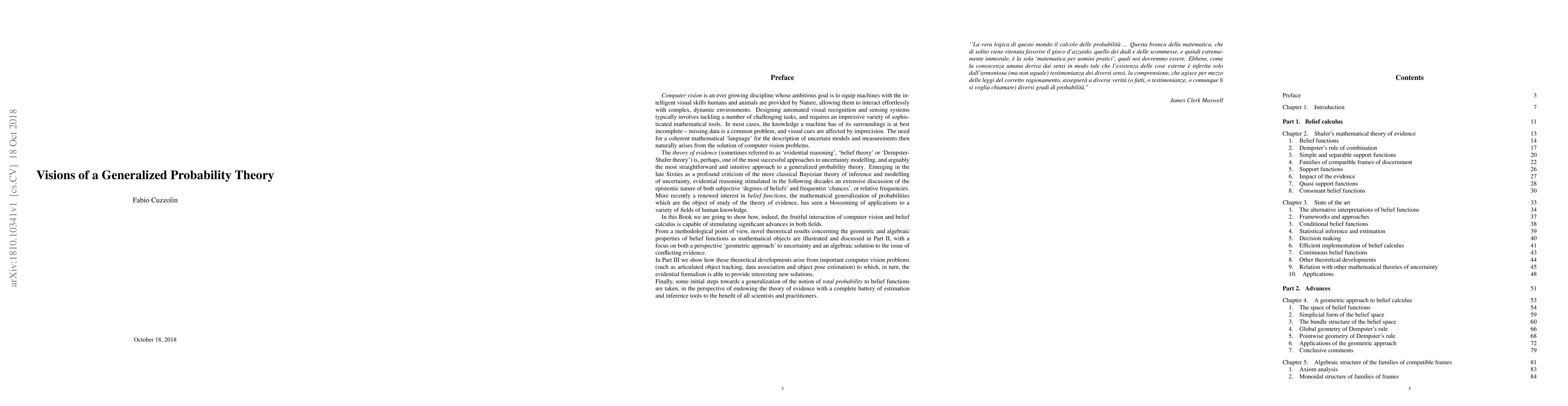 Thumbnail for Visions of a generalized probability theory