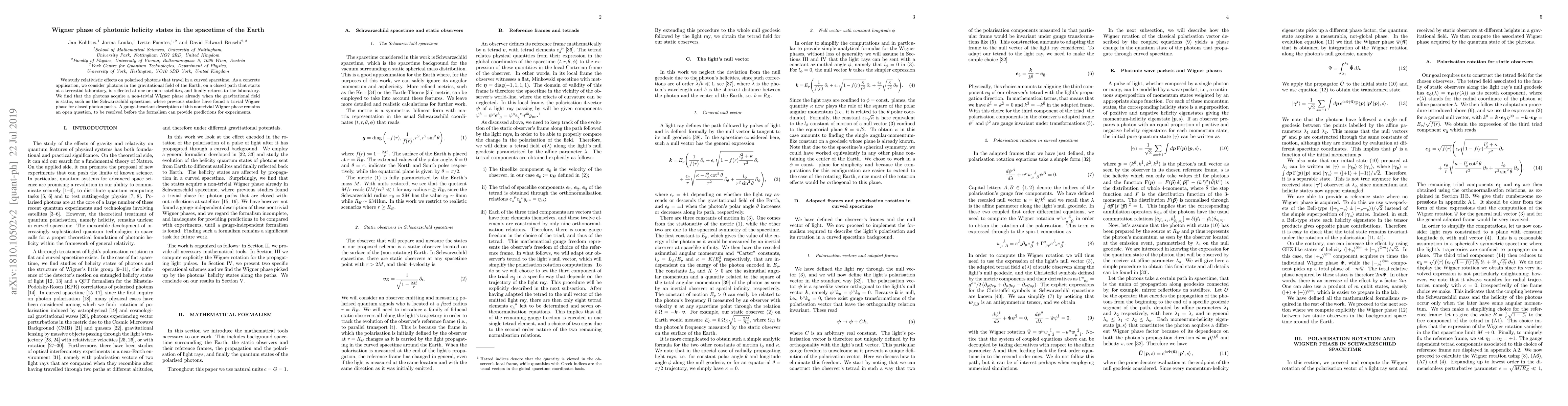 Thumbnail for Wigner phase of photonic helicity states in the spacetime of the Earth