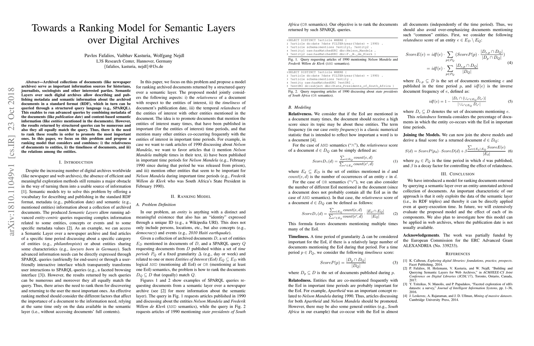 Thumbnail for Towards a Ranking Model for Semantic Layers over Digital Archives