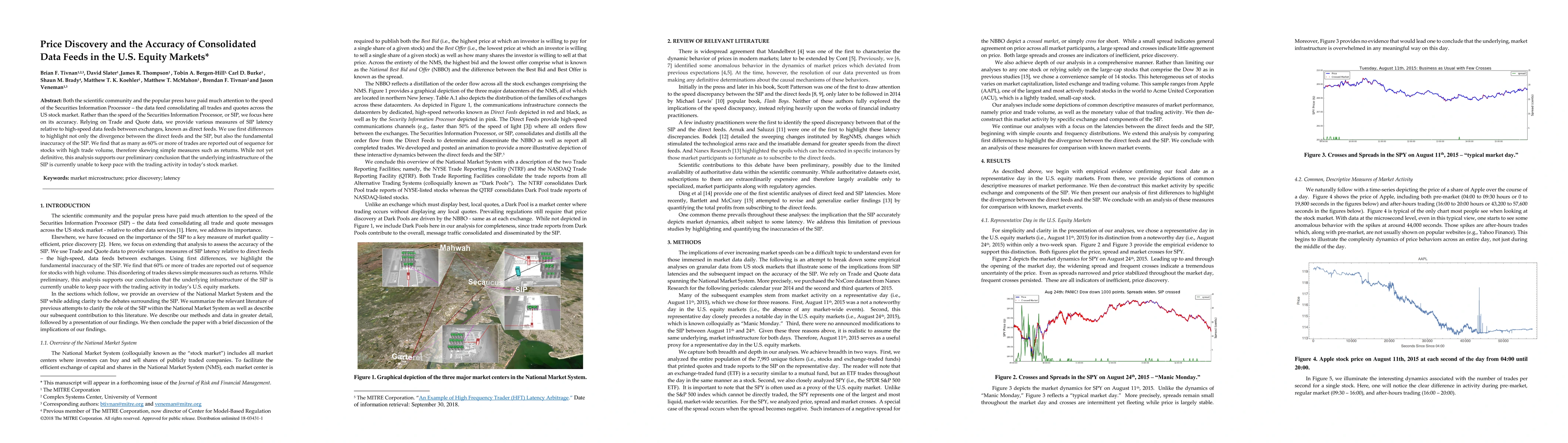 Thumbnail for Price Discovery and the Accuracy of Consolidated Data Feeds in the U.S.
  Equity Markets