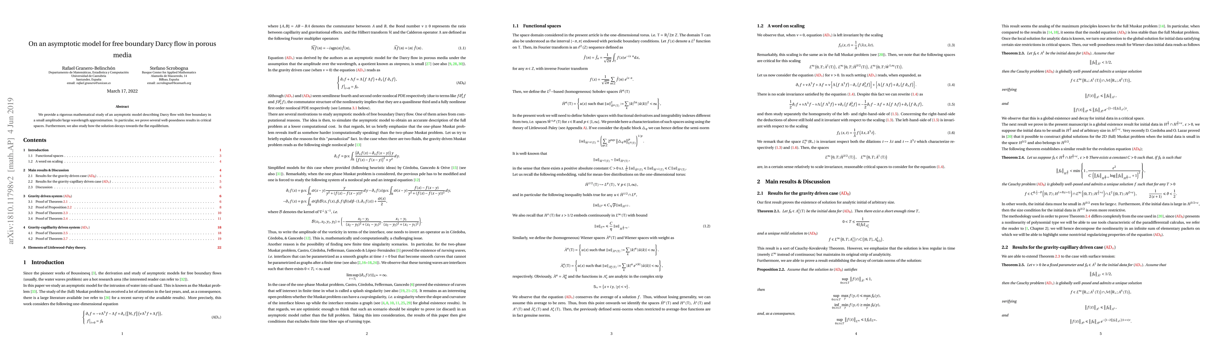 Thumbnail for On an asymptotic model for free boundary Darcy flow in porous media
