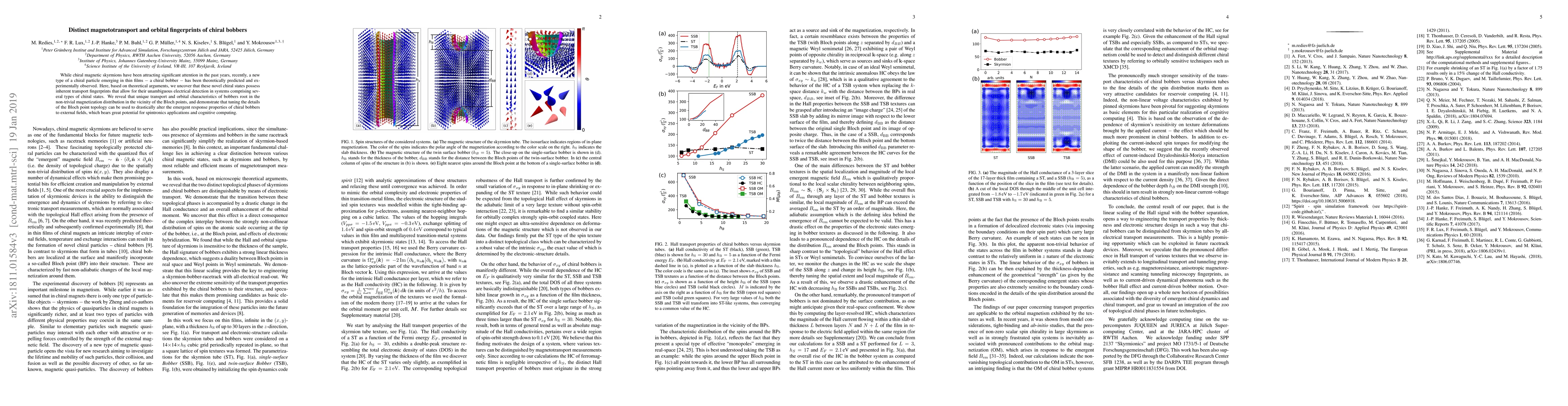Thumbnail for Distinct magnetotransport and orbital fingerprints of chiral bobbers