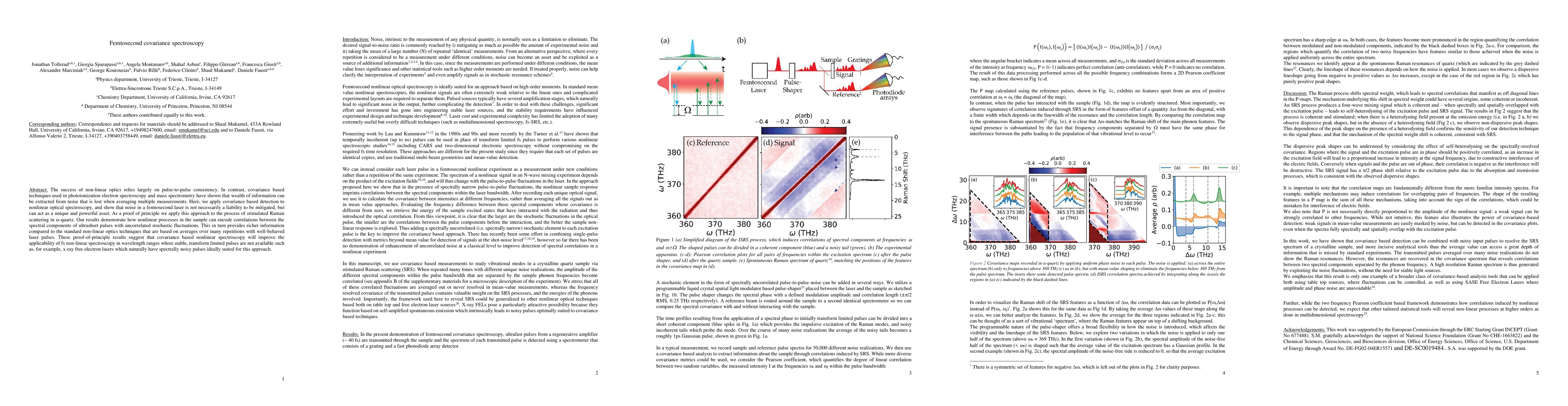 Thumbnail for Femtosecond Covariance Spectroscopy