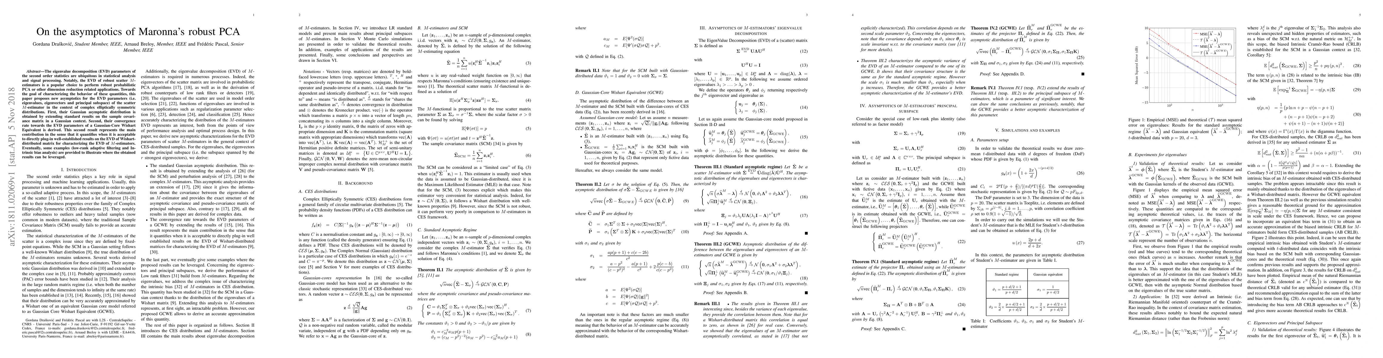 Thumbnail for On the asymptotics of Maronna's robust PCA