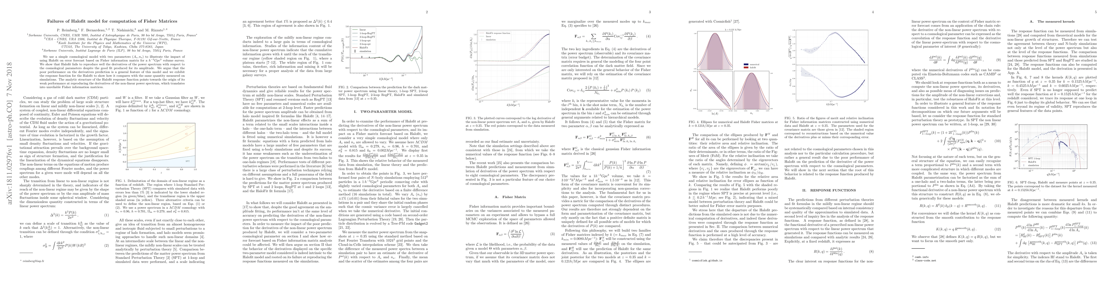 Thumbnail for Failures of Halofit model for computation of Fisher Matrices