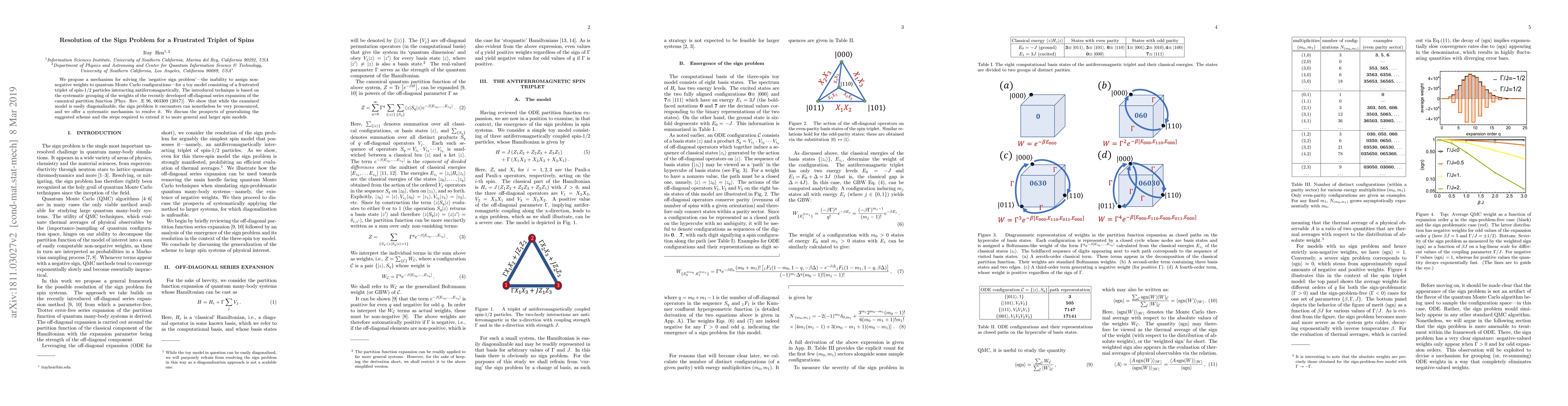Thumbnail for Resolution of the Sign Problem for a Frustrated Triplet of Spins