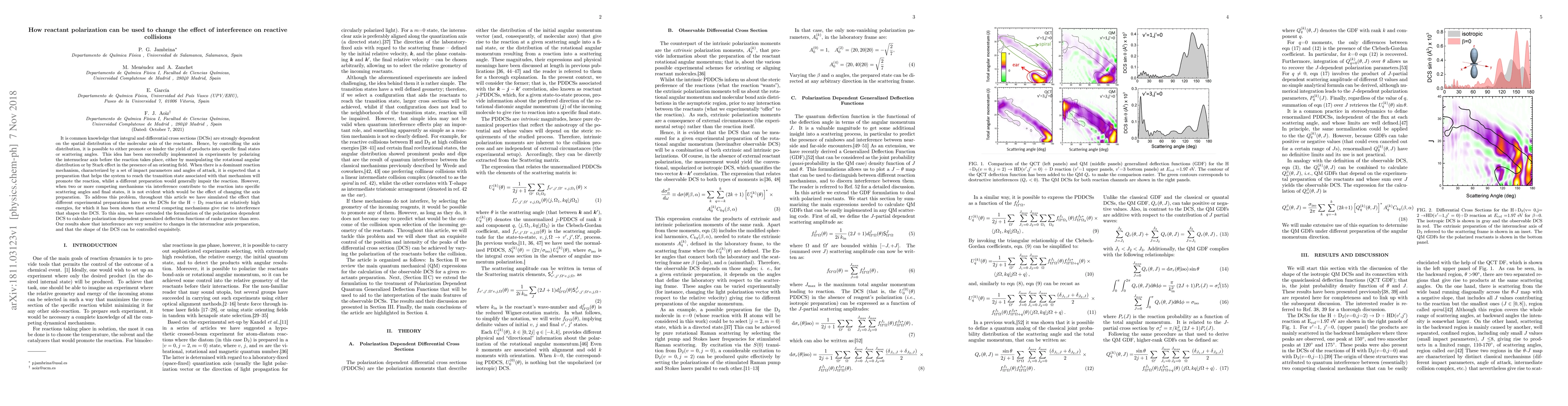 Thumbnail for How reactant polarization can be used to change the effect of
  interference on reactive collisions