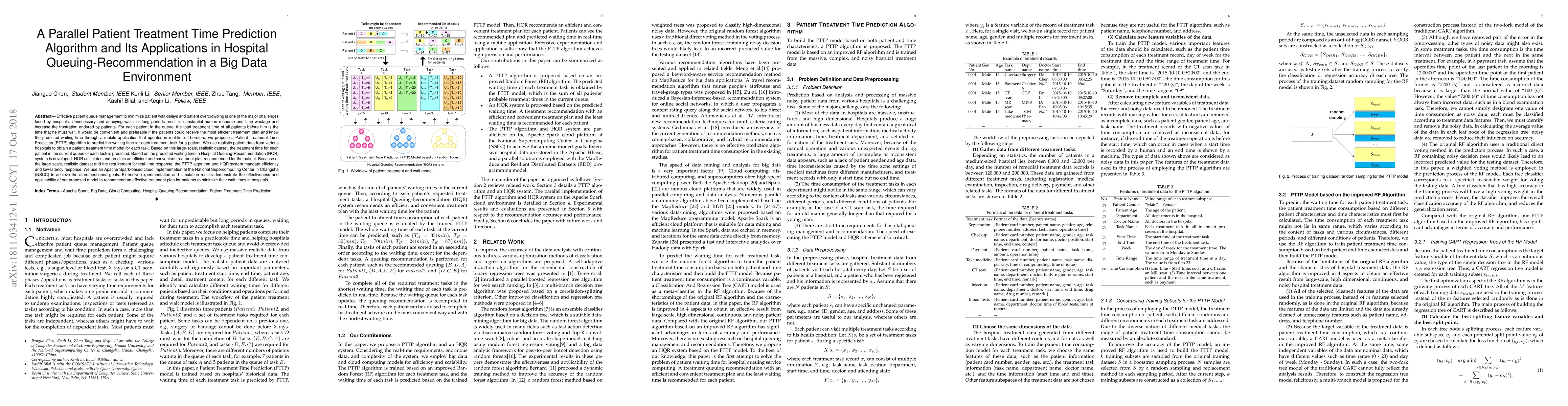 Thumbnail for A Parallel Patient Treatment Time Prediction Algorithm and its
  Applications in Hospital Queuing-Recommendation in a Big Data Environment