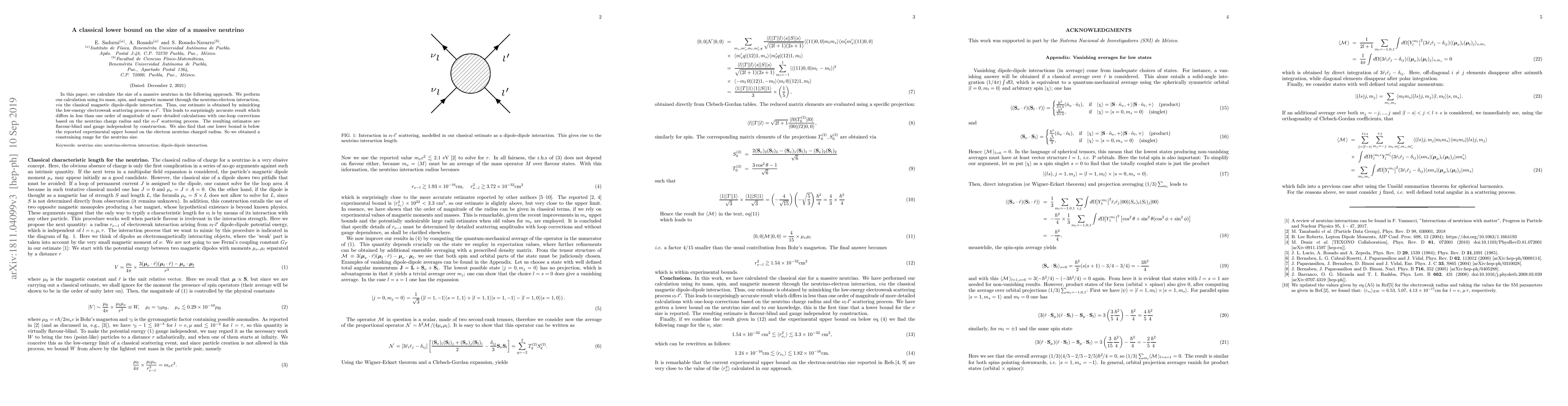 Thumbnail for A classical lower bound on the size of a massive neutrino