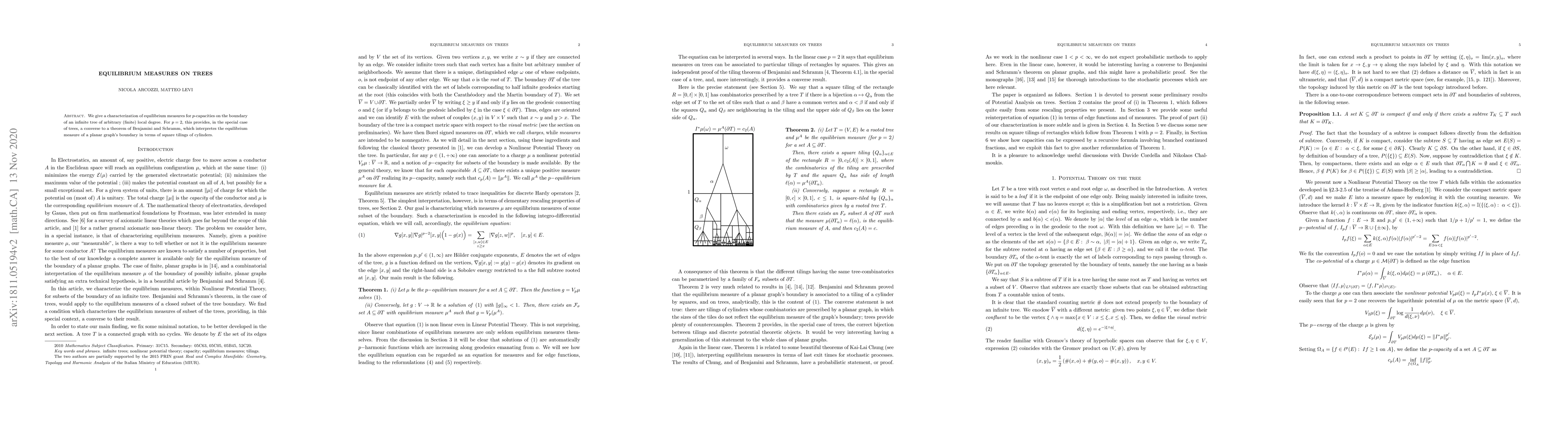 Thumbnail for Equilibrium measures on trees