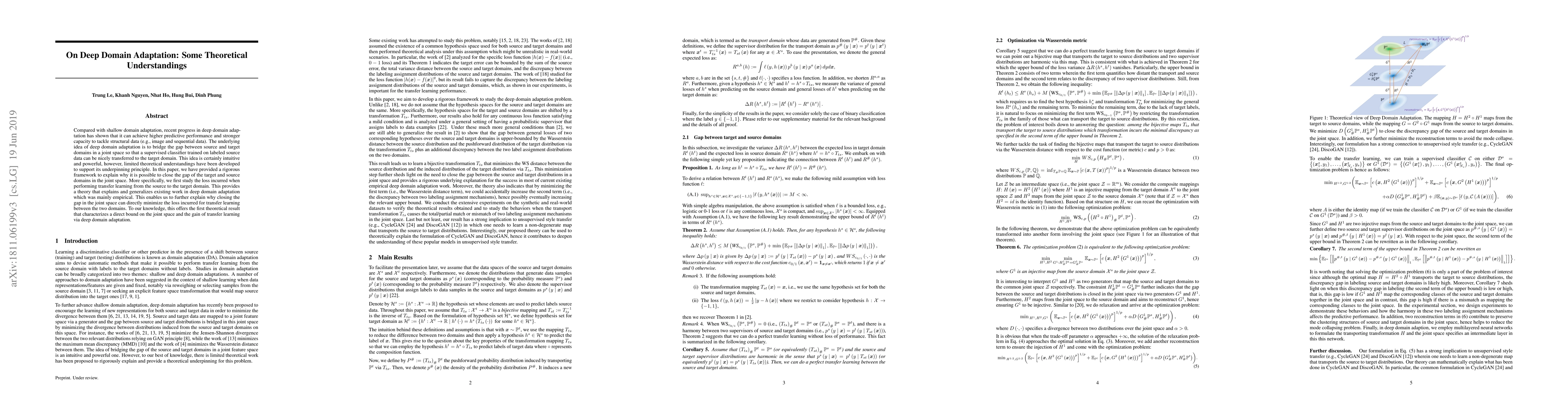Thumbnail for On Deep Domain Adaptation: Some Theoretical Understandings
