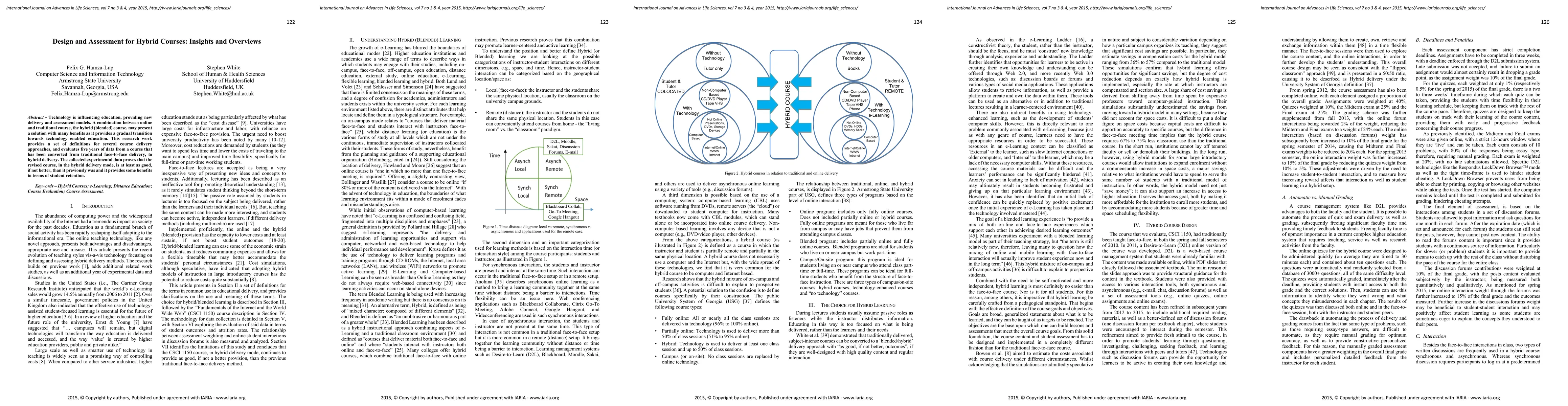 Thumbnail for Design and Assessment for Hybrid Courses: Insights and Overviews