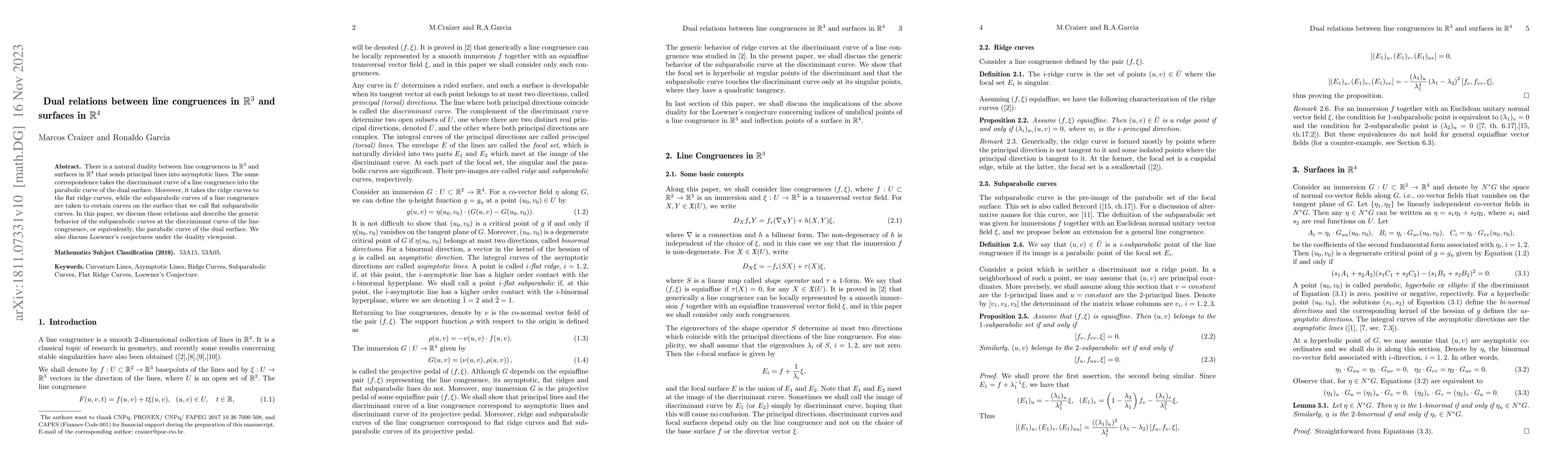 Thumbnail for Dual relations between line congruences in $\mathbb{R}^3$ and surfaces
  in $\mathbb{R}^4$